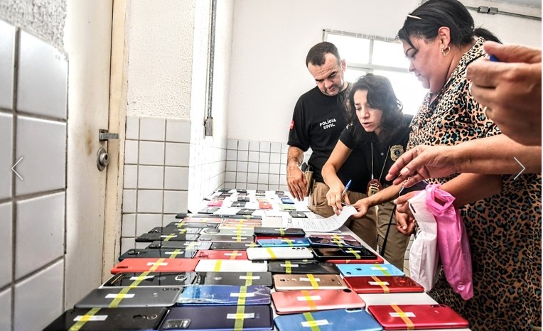 NESTA QUARTAPolícia Civil da Paraíba entrega 300 celulares recuperados a vítimas em João Pessoa