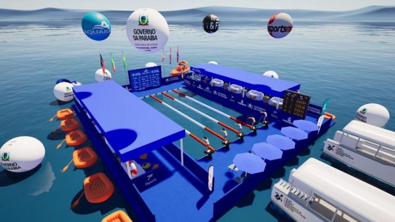 NA ORLAParaíba sedia competição internacional com piscina flutuante em alto mar