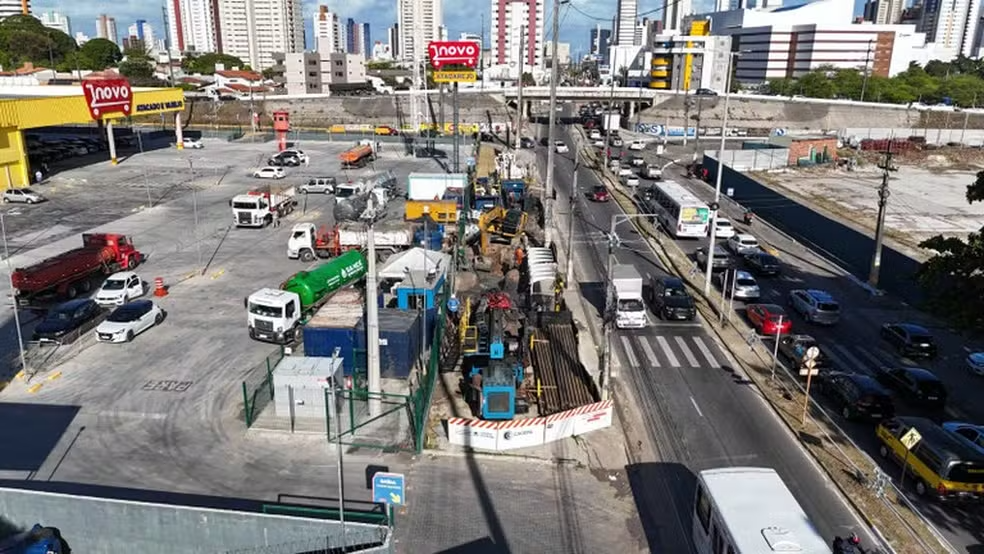 BLOQUEIO DE VIASTrecho da Avenida Tancredo Neves será interditado para obras de esgoto em João Pessoa