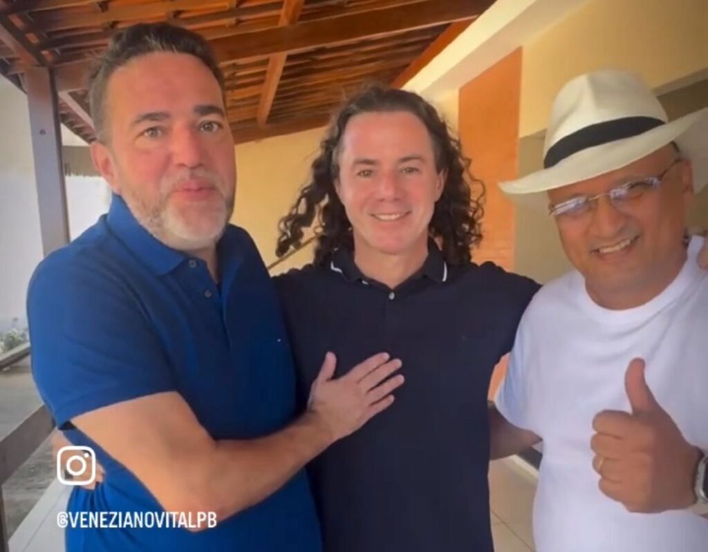 COMPROMISSO PARA 2026Prefeito e Presidente da Câmara de Serra Branca agradecem a Veneziano por Batuação em favor do Cariri