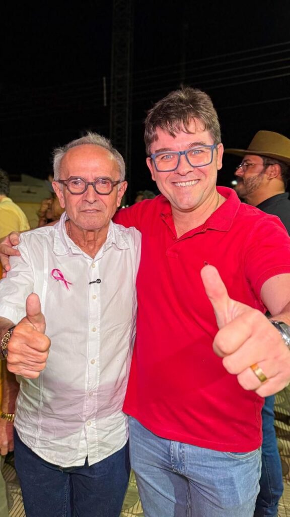 UNIÃO POLÍTICANetto Lima declara apoio a Cícero Lucena e fortalece base do prefeito no Sertão paraibano