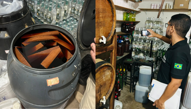INTERDIÇÃOOperação fecha fábrica clandestina de bebidas em Campina Grande ao lado de posto de saúde