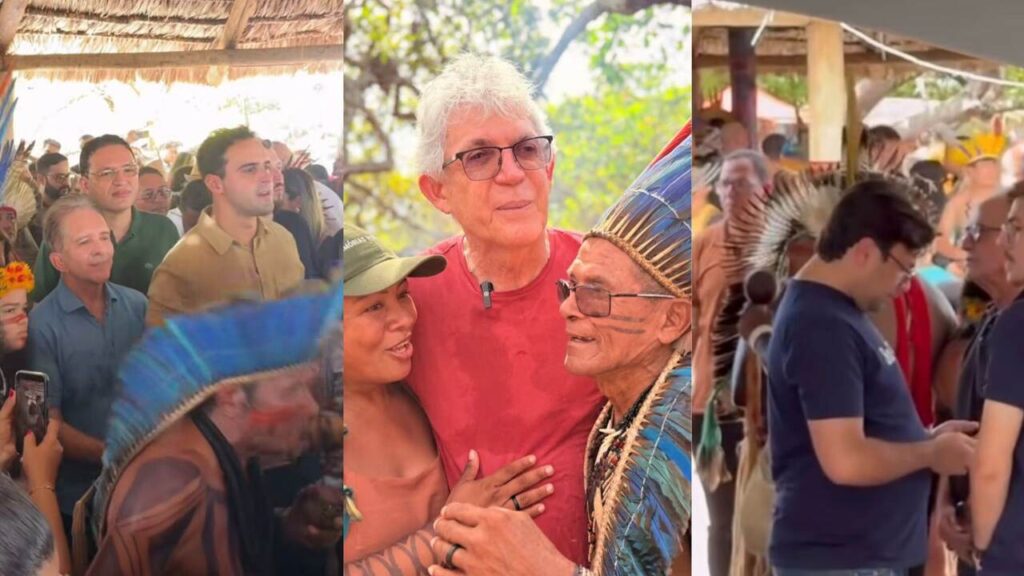 ELEIÇÕES 2026Dia dos Povos Indígenas reúne rivais políticos na mesma solenidade na Baía da Traição