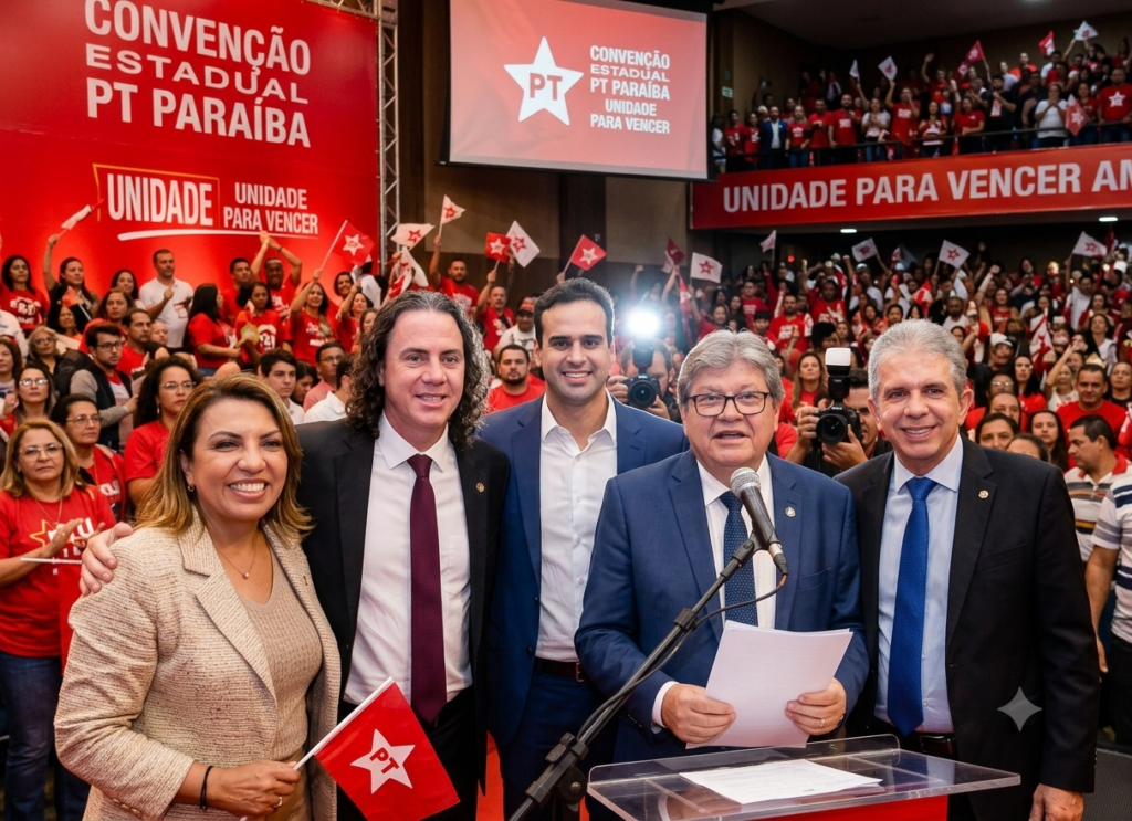 ELEIÇÕES 2026Convenção do PT na Paraíba pode reunir Lucas, João, Veneziano e Nabor ELEIÇÕES 2026Convenção do PT na Paraíba pode reunir Lucas, João, Veneziano e Nabor