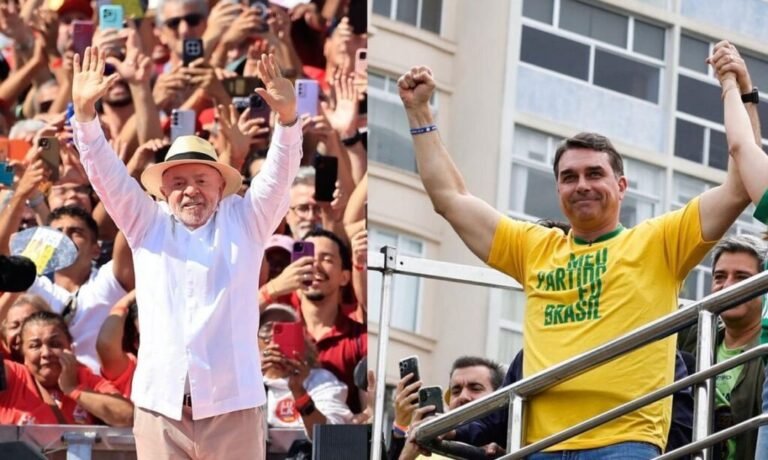 Nexus/BTG: Lula e Flávio Bolsonaro estão tecnicamente empatados no 2º turno
