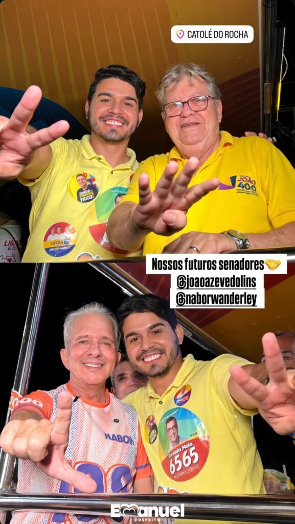 Prefeito de Vista Serrana deixa Veneziano e fecha apoio a João e Nabor para o Senado
